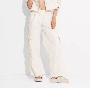 Wild Fable Cream Cargo Pants